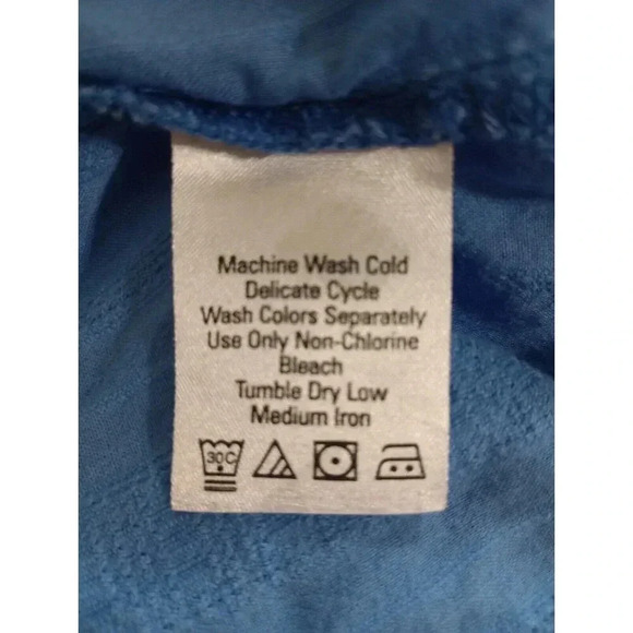 Woman within purple striped short sleeve pintuck plus button down‎ top 1X - Picture 3 of 5